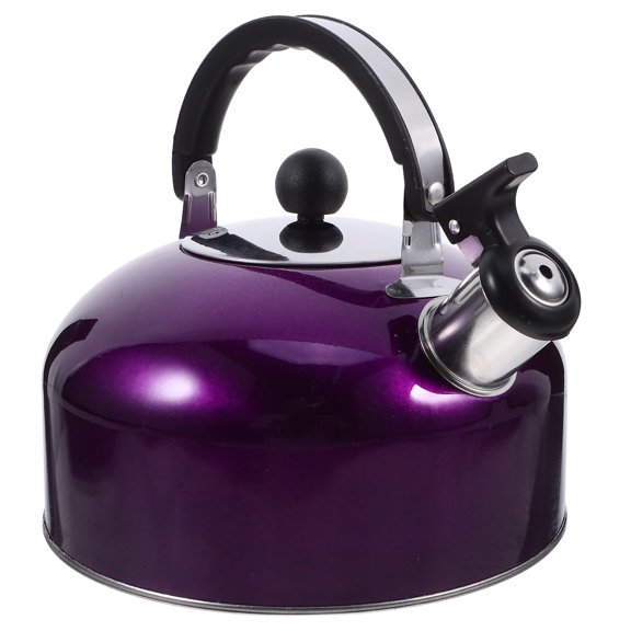 Howish tea kettle Stainless Steel Whistling Tea Kettle with Handle - 3QT(7.28"X7.28"X7.48")