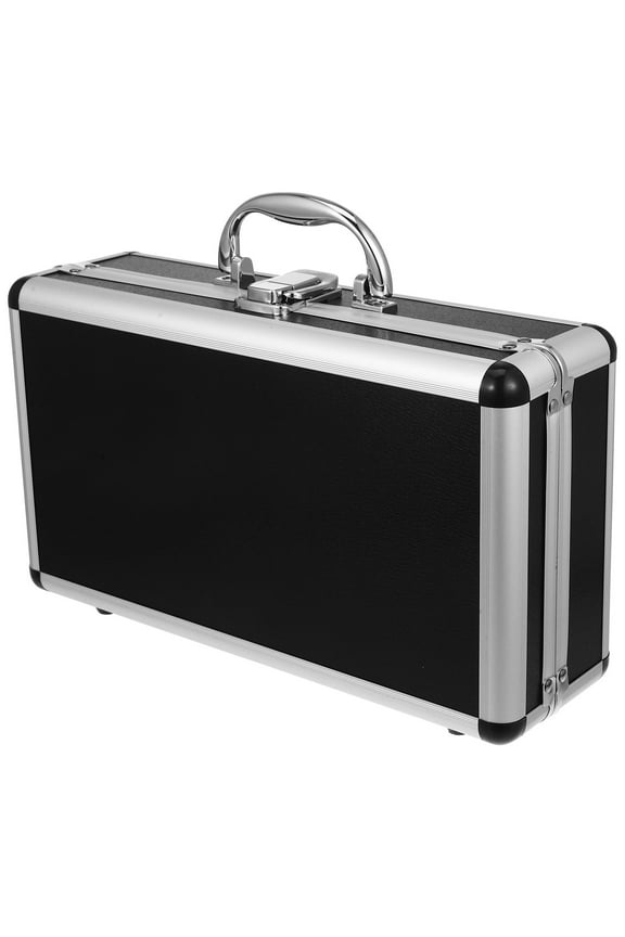 tools box 12" Aluminum Lock Briefcase w/ Foam - Portable Tool/Laptop Case for Men,Aluminum alloy, ABS plastic(11.81"X6.69"X4.13")