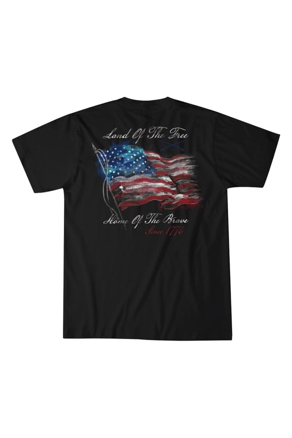 Men's T-shirt Waving Flag