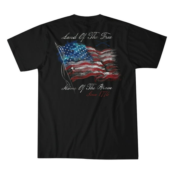 Howitzer Men's T-shirt Waving Flag