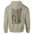thumbnail image 1 of Howitzer Style Men's Hoodie Musket Flag, 1 of 7