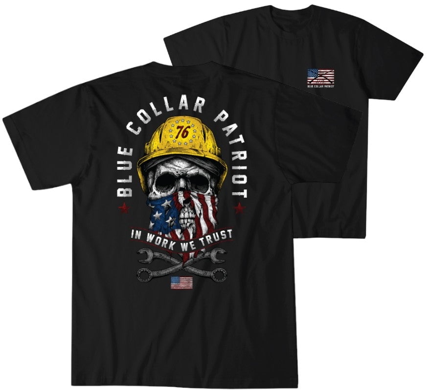 Howitzer Style Men's T-Shirt - Honor Stripe Military Grunt MFG Design, Premium Fit, Supports Veterans & First Responders