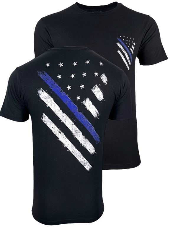 Style Men's T-Shirt Honor Stripe Military Grunt MFG