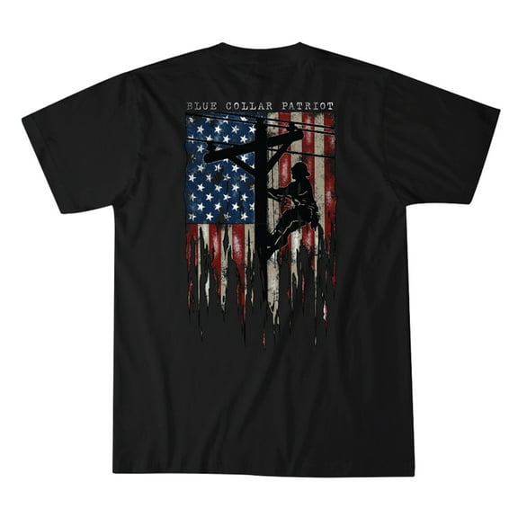 Howitzer Style Men's T-Shirt Lineman Strong Military Grunt MFG