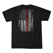 Howitzer Style Mens T-Shirt Stand The Line Military Grunt MFG