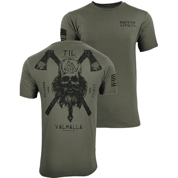 Howitzer Style Men's T-Shirt Valhalla Spirit Military Grunt MFG S-5XL