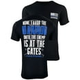 thumbnail image 1 of Howitzer Style Men's T-Shirt Warrior Blue Military Grunt MFG, 1 of 10