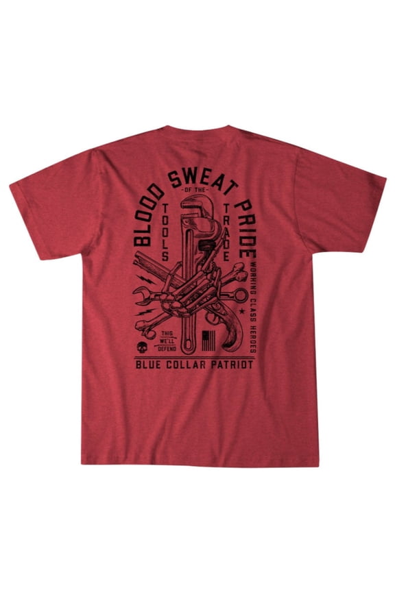 Style Men's T-shirt Blood Sweat Pride