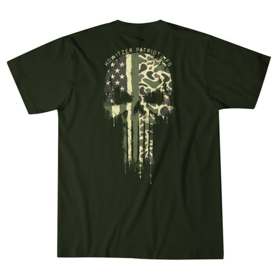 Howitzer Style Men's T-shirt Don't Tread Skull