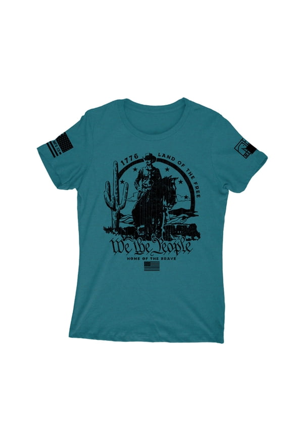 Style Women&rsquo;s T-Shirt War Horses Live Free Military Grunt MFG