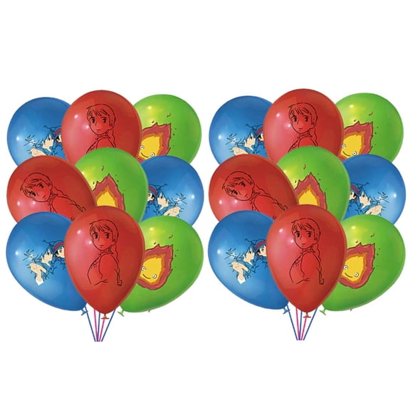 Howl's Moving Castle Balloons Party Supplies Birthday Favors Decorations Decor Kit Latex