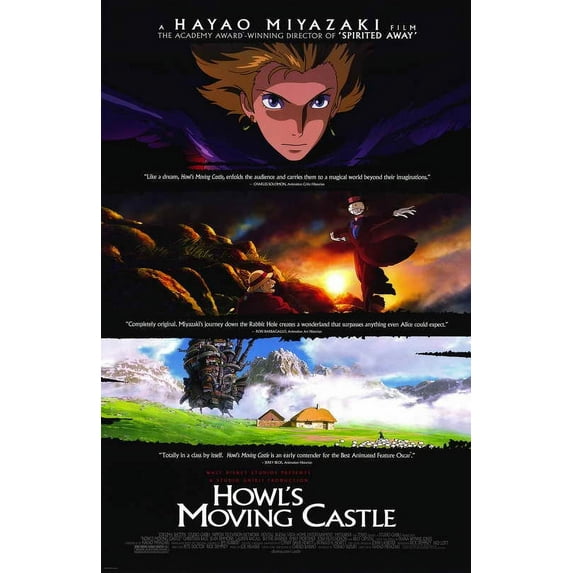 Howl's Moving Castle Movie POSTER 11" x 17" Style A