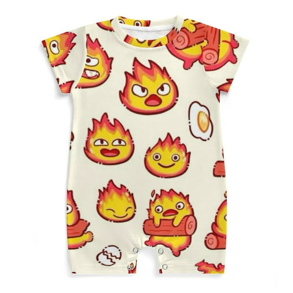 Howl's Moving Castle Unisex Baby Boy Girl Jumpsuit Romper Bodysuit Playsuit One Piece Outfit Clothes 0-3M