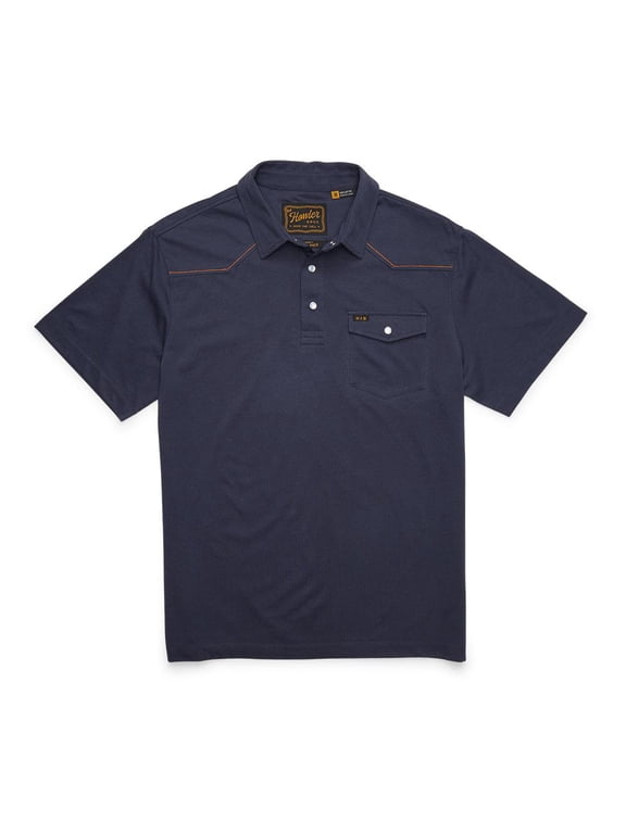 Howler Bros Mens Midnight Ranchero Polo Midnight XL