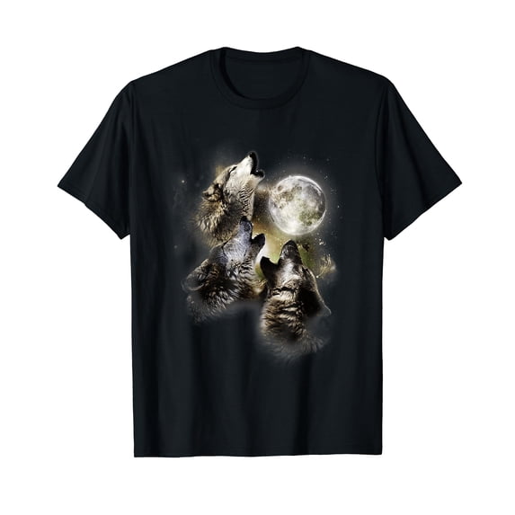 Howling At The Moon Wolves Wolf Animal T-Shirt