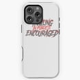 thumbnail image 1 of Howling In Public Is Encouraged Halloween Werewolf Phone Case for iPhone 16 15 14 13 12 11 Pro Max M5910111, 1 of 2
