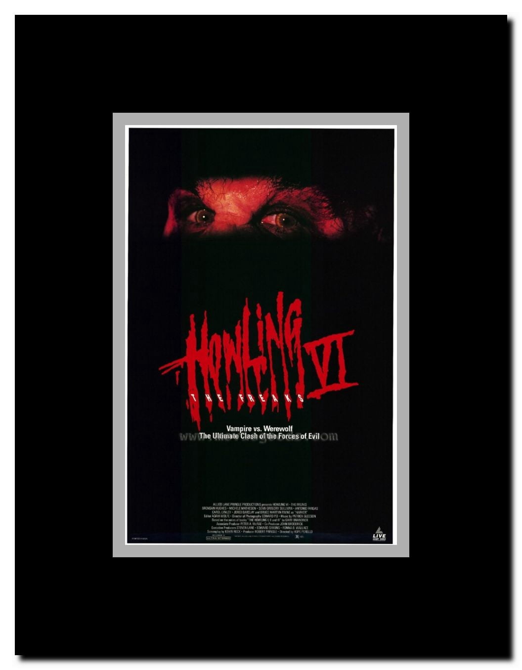 Howling VI: The Freaks Framed Movie Poster