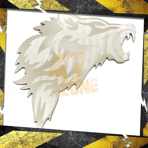 Howling Wolf 3D Car Emblem Badge Decal Sticker | Universal Vehicle Fitment
