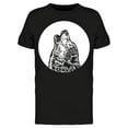 thumbnail image 1 of Howling Wolf Animal T-Shirt Men -Image by Shutterstock, Male Large, 1 of 2