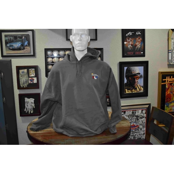 Howling Wolf Clothing Hooded Sweatahirt - Grey Size - XXL