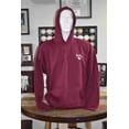 thumbnail image 1 of Howling Wolf Clothing Hooded Sweatahirt - Maroon Size - Small, 1 of 1