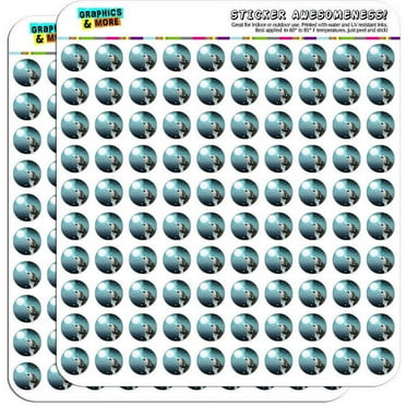 Howling Wolf Moon Snow 200 1/2" (0.5") Planner Calendar Scrapbooking Crafting Stickers