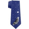 thumbnail image 1 of Howling Wolf Ugly Christmas Sweater All Over Neck Tie Multi Standard One Size, 1 of 2