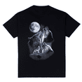 thumbnail image 1 of Howling Wolves in The Full Moon Moonlight with Starry Sky T-Shirt, 1 of 7