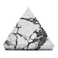thumbnail image 1 of Howlite Crystal Pyramid 1" Inch, 1 of 5