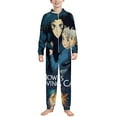 thumbnail image 1 of Howls Moving Castle One Piece Pajama Hooded Union Suit PJs Sleepwear, 1 of 7