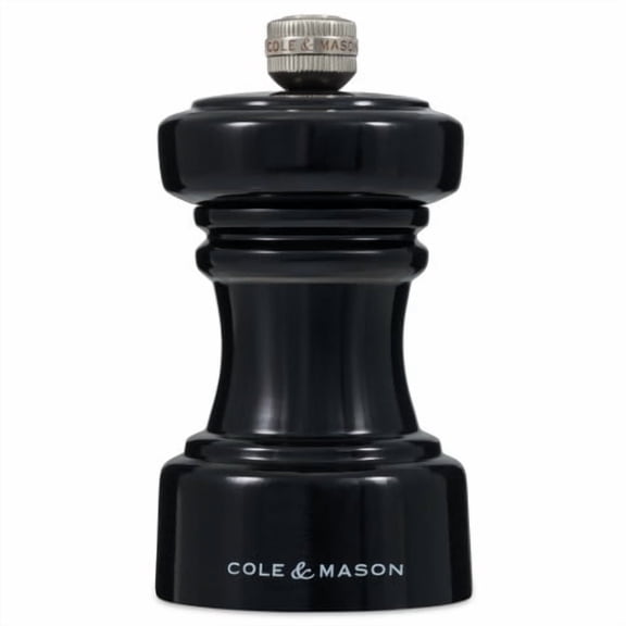 Cole & Mason Hoxton Black Gloss Pepper Mill 4.1"