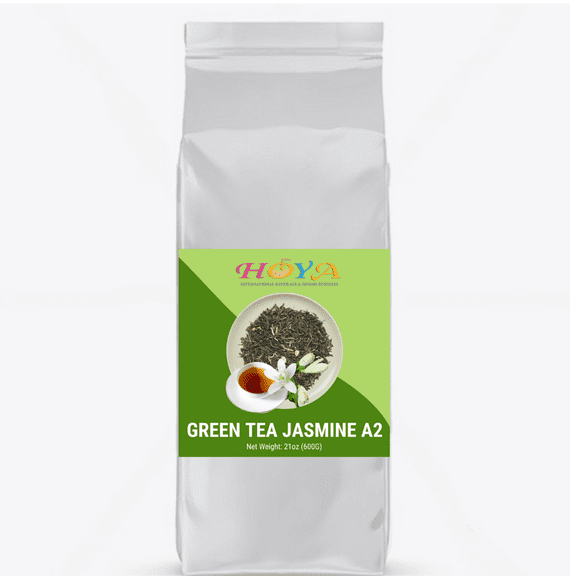 Hoya 21oz Jasmine A2 Green Tea Tea Leaves, 1-10504 120 cups
