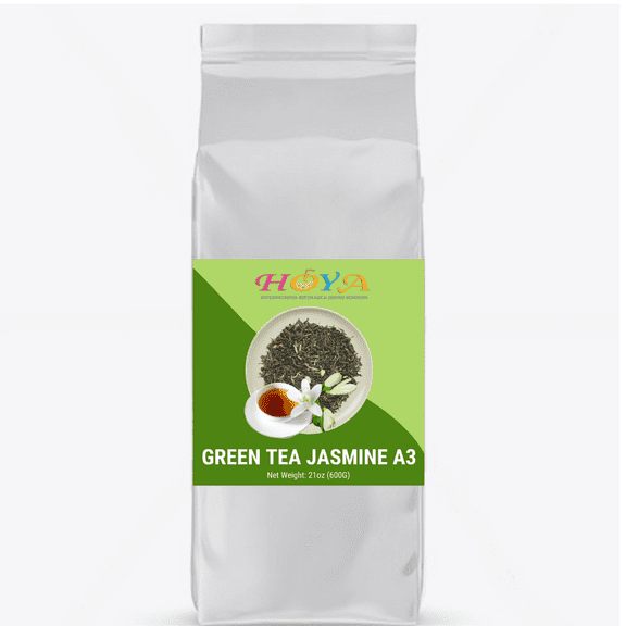 Hoya 21oz Jasmine A3 Green Tea Tea Leaves, 1-10505 120 cups