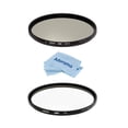 thumbnail image 1 of Hoya 49mm HD3 UV and Circular Polarizer Filter Kit With Microfiber Cloth, 1 of 7