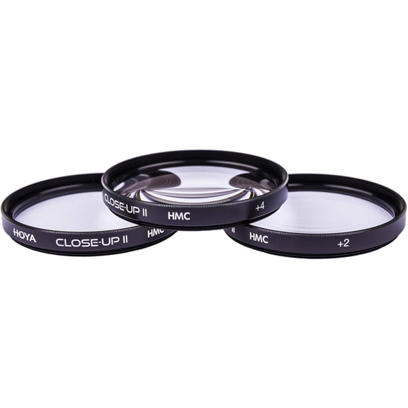 Hoya 55mm HMC Close-Up Filter Set II, Includes +1, +2 and +4 Diopter Filters