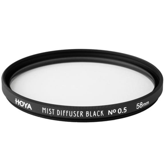 Hoya 58mm Mist Diffuser Black No. 0.5 Glass Filter