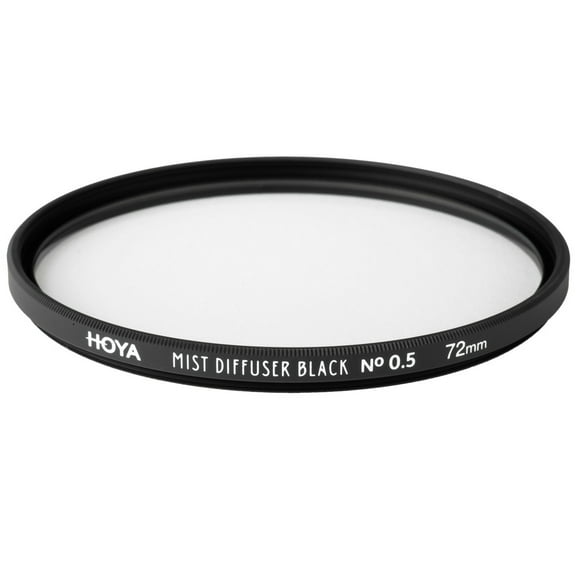 Hoya 72mm Mist Diffuser Black No. 0.5 Glass Filter