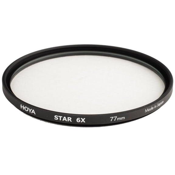 Hoya 77mm Creative Star 6X Cross Screen Glass Filter