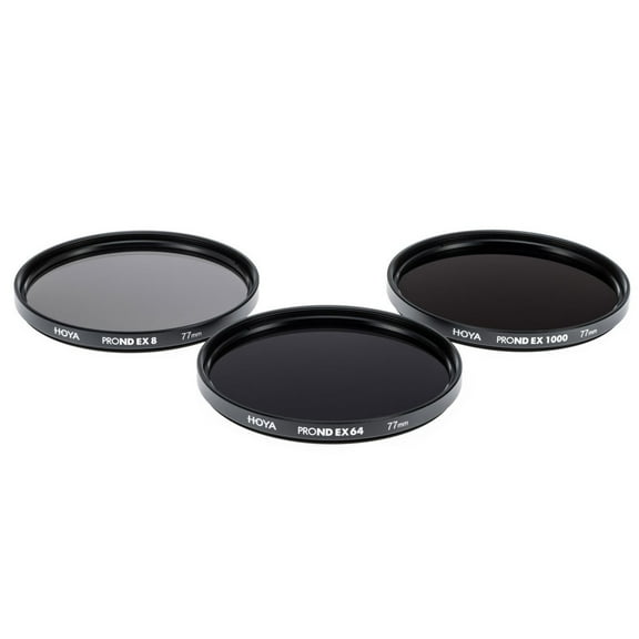 Hoya 77mm PROND EX Neutral Density Filter Kit with PROND EX 8, PROND EX 64, PROND EX 1000