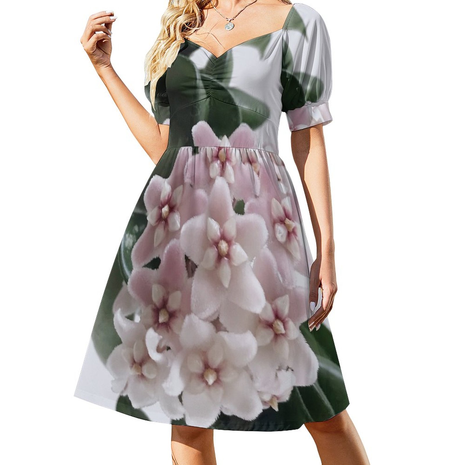Sheermotion Artsy Leaf Sleeveless Dress main image 1
