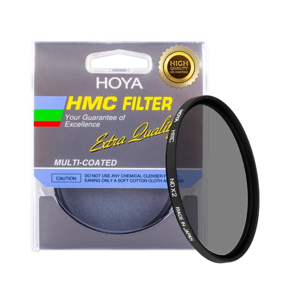 Hoya HMC NDX2 Screw-in Filter - 62mm ND Filter, 1-Stop Light Reduction - Multi-Coated for Glare-Free Image - Control Shutter Speed & Depth - Ideal for Waterfalls, Clouds & Bright Light Photography