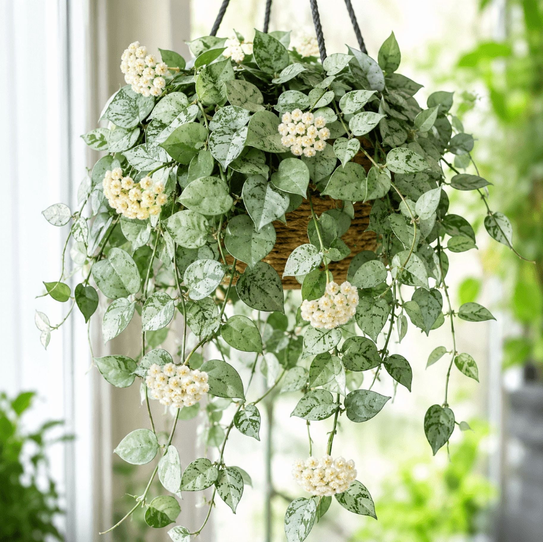 Hoya Lacunosa Mint Live Plant, 4-8 Inch Tropical Succulent Vine for ...