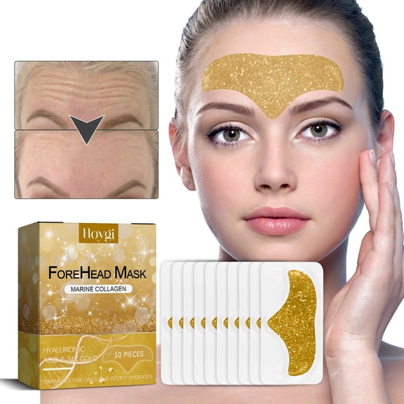 Hoygi Forehead Mask, Lightening And Smoothing Forehead Wrinkles And Lines Firming Loose Skin Anti-Wrinkle Patch