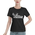 thumbnail image 1 of Hoyt Archery Women's Athletic T Shirts Fashion Running Gym Workout Short Sleeve Tee Shirts for Women Black Medium, 1 of 5