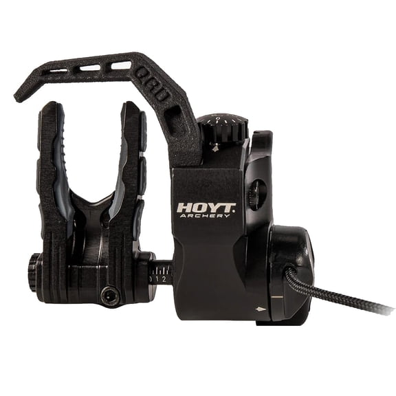 Hoyt Integrate MX2 RH Arrow Rest, Lightweight Micro-Adjustable Right-Hand Rest, Dual Dovetail Clamps (1970319)