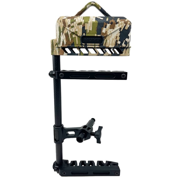 Hoyt Superlite DG 6-Arrow Quiver, Carbon Fiber, In-Line Accessory System, Subalpine Camo, Fits Multiple Arrow Sizes (1457004)