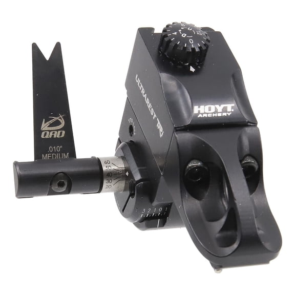 Hoyt TRi Target Ultrarest Right Hand Drop-Away Arrow Rest, Full Arrow Containment, Noise Reduction (1652675)