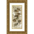 thumbnail image 1 of Hoytema, Theo van 16x32 Gold Ornate Wood Framed with Double Matting Museum Art Print Titled - Eight turkeys, 1 of 4