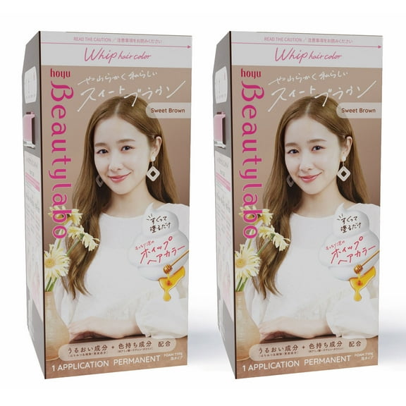 Hoyu Beautylabo Whip Sweet Brown - 2 Pack