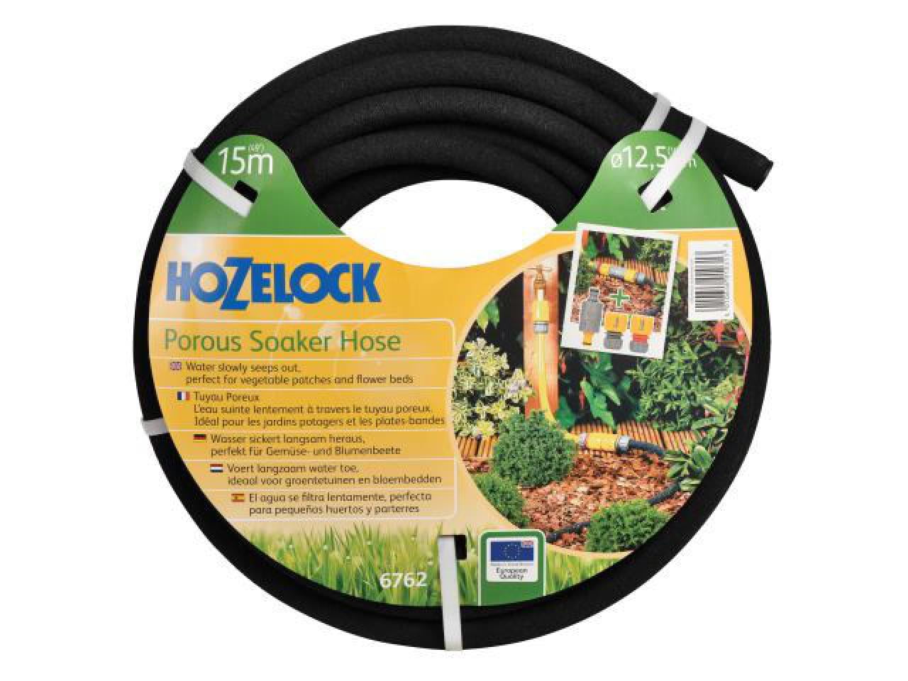 Hozelock - 6762 Porous Soaker Hose 15m 12.5mm (1/2in) Diameter